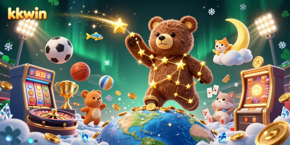 Experience thrilling gameplay at kkwin with vibrant cartoon animation and exciting casino elements.