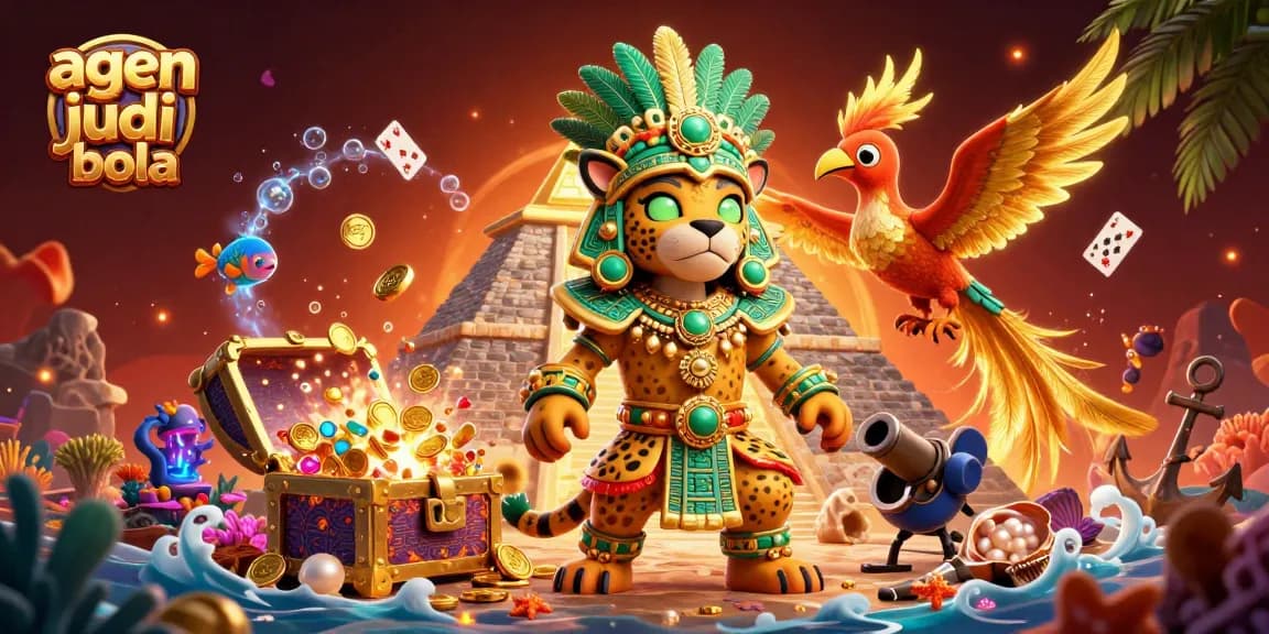 Engage with the thrilling world of agen judi bola, featuring dynamic characters and casino treasures.