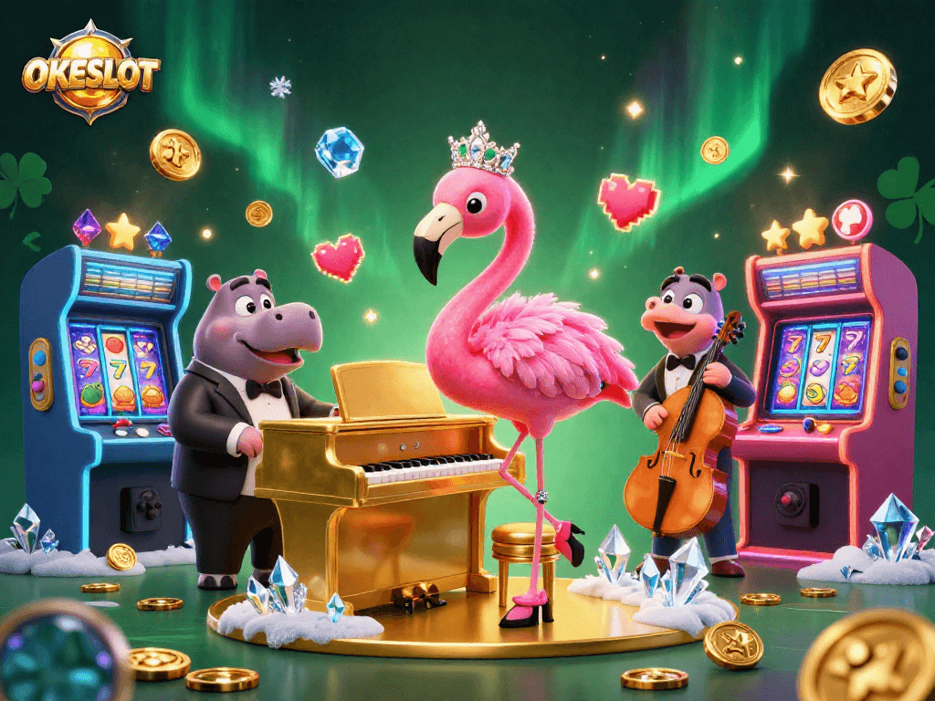 Menangkan kesempatan besar dengan slot di OKESLOT, penuh warna dan keseruan permainan.
