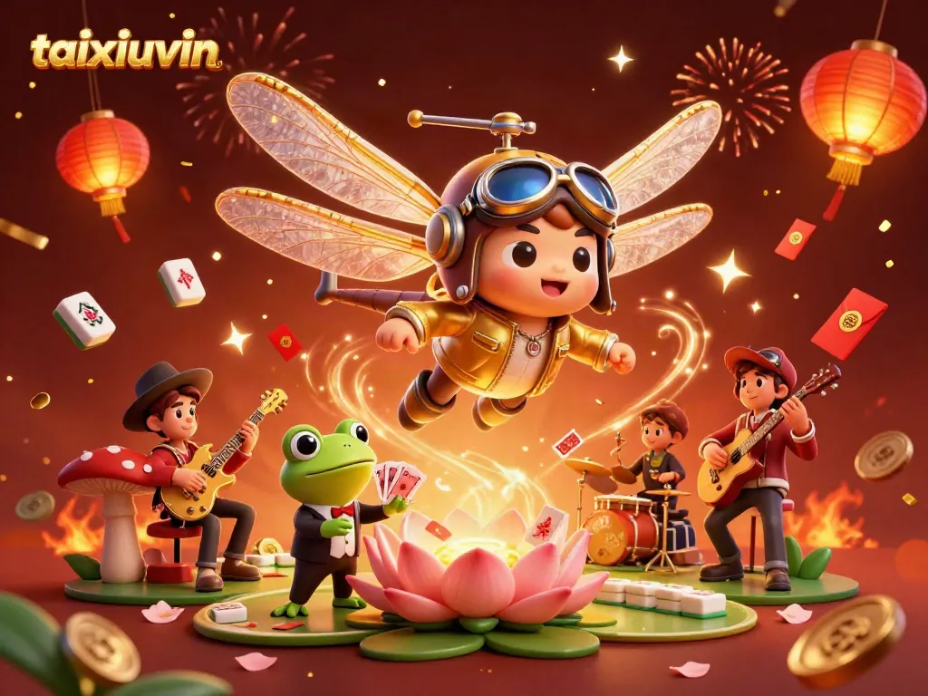 Experience the vibrant world of taixiuvin with thrilling casino action and lively characters.