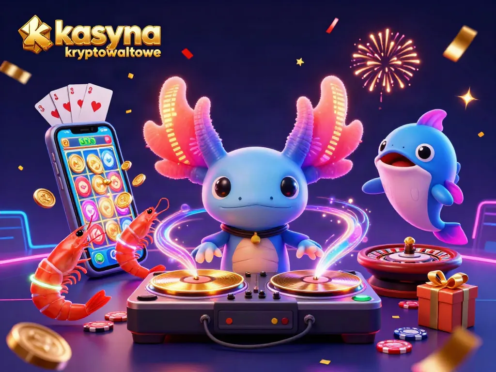 Engage in kasyna kryptowalutowe play with a vibrant illustration of a lively underwater casino scene.