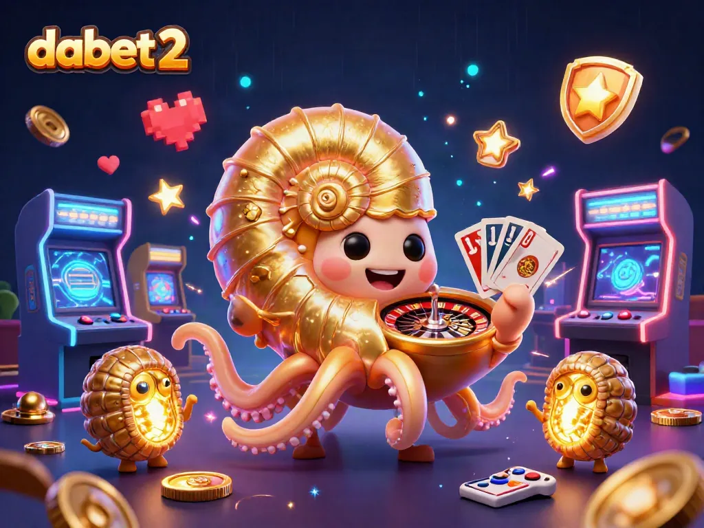 Experience the thrill of gameplay at dabet2 with a vibrant 3D casino illustration showcasing engaging elements.