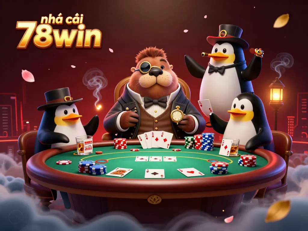 Experience the thrilling underwater poker scene at nhà cái 78win with colorful cards and chips!