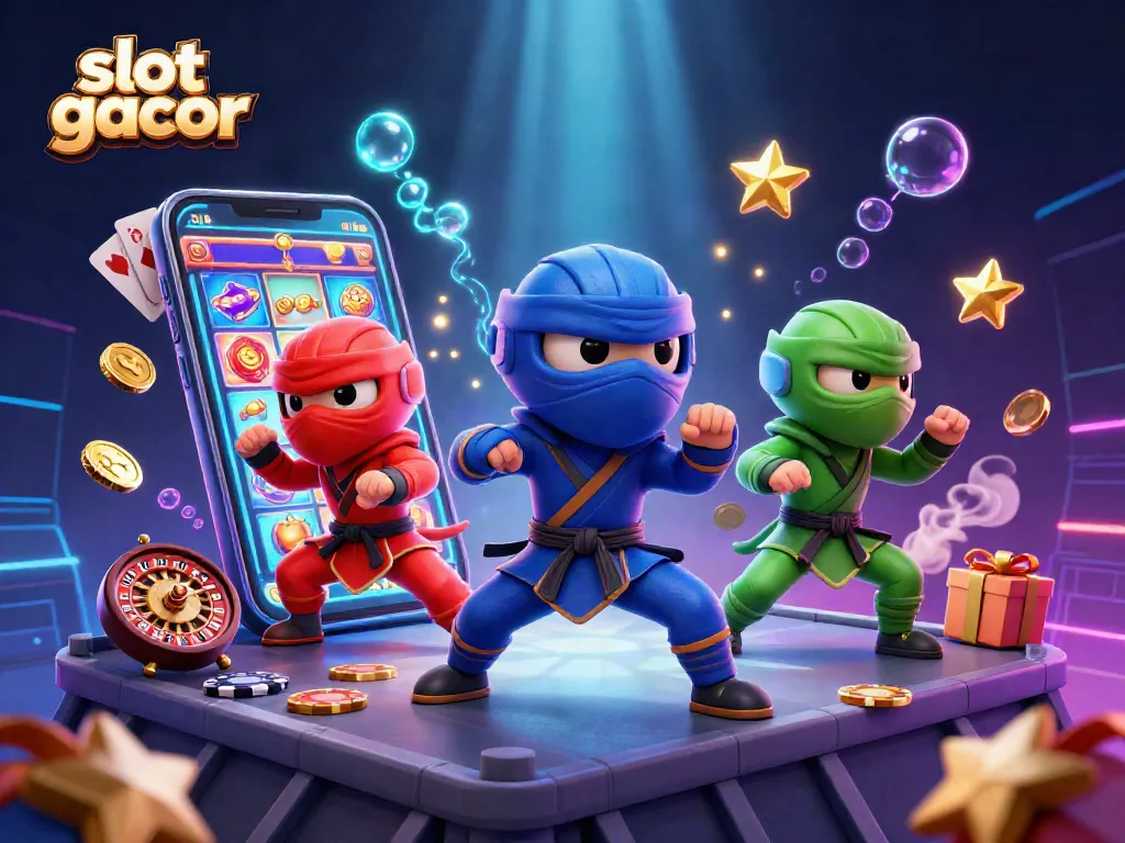 Experience the thrilling world of slot gacor with colorful chameleons showcasing casino excitement through dynamic gameplay.