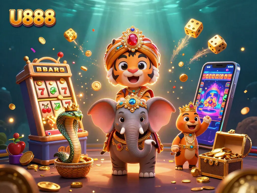 Experience the thrill of U888 with dazzling slots and unique gaming elements.