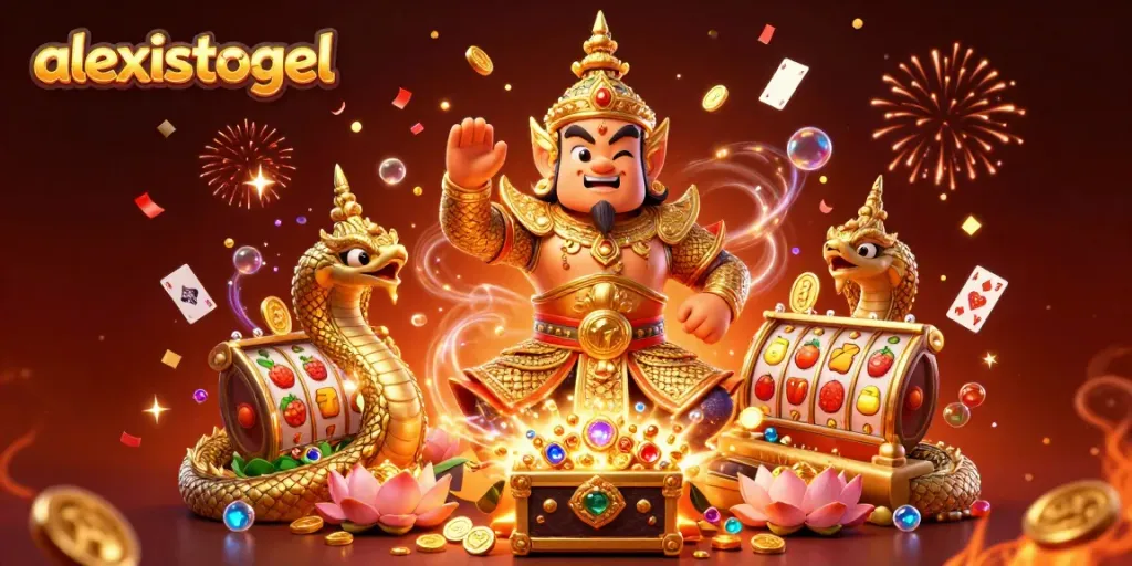Raih kemenangan di alexistogel, taruhan menarik dengan elemen slot dan naga berkilau!