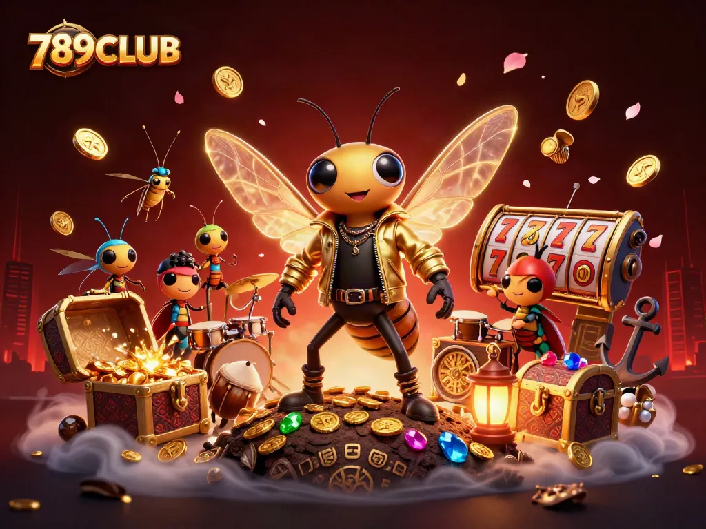 Experience thrilling gameplay at 789CLUB with exciting slot reels and dynamic casino visuals.