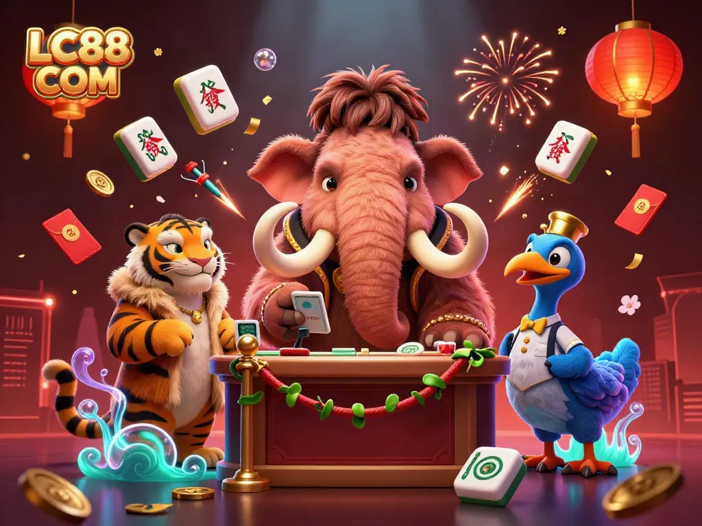 Experience thrilling gameplay at LC88 COM with vibrant characters and rich casino elements.