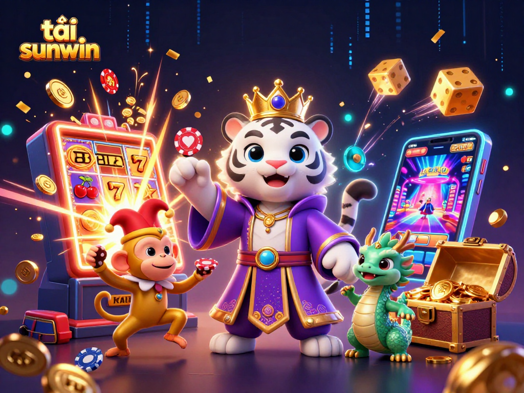 Experience excitement with tải sunwin as the white tiger, monkey, and dragon bring casino games to life!