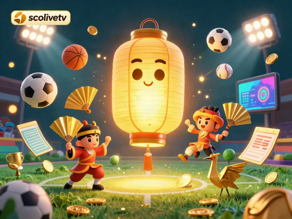 Socolivetv enhances sports betting excitement with a vibrant digital display, dynamic characters, and lively elements.